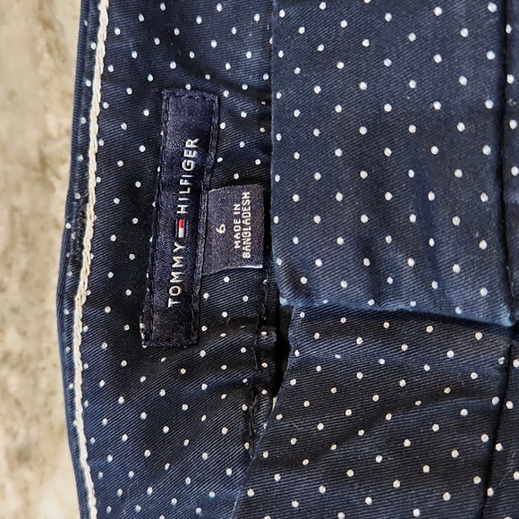 Tommy Hilfiger navy polka dot pants - Picture 2 of 5